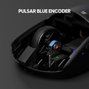 Pulsar Gaming Gears X3 Wireless Gaming Mouse, Ultra Lightweight (1.94 Oz/55g), Hybrid Ergonomic, Optical Switch, 32000 DPI, 750 IPS, XS-1 Sensor, 8k C