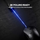 Pulsar Gaming Gears X3 Wireless Gaming Mouse, Ultra Lightweight (1.94 Oz/55g), Hybrid Ergonomic, Optical Switch, 32000 DPI, 750 IPS, XS-1 Sensor, 8k C