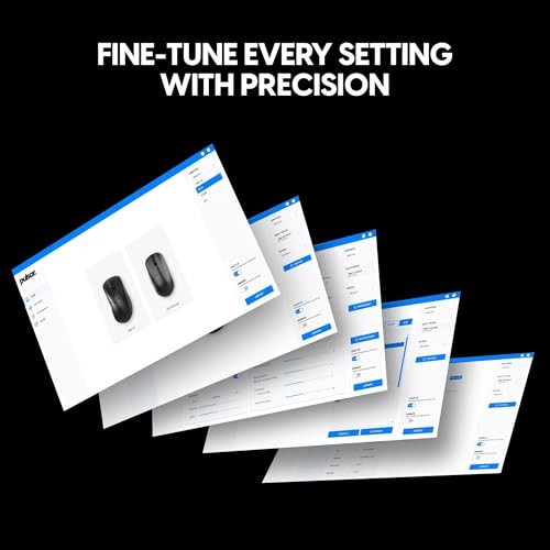 Pulsar Gaming Gears X3 Wireless Gaming Mouse, Ultra Lightweight (1.94 Oz/55g), Hybrid Ergonomic, Optical Switch, 32000 DPI, 750 IPS, XS-1 Sensor, 8k C