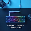 HyperX USB-C Coiled Cable Light Green-White