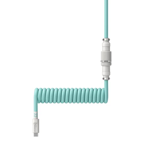 HyperX USB-C Coiled Cable Light Green-White
