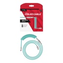 HyperX USB-C Coiled Cable Light Green-White
