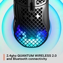 SteelSeries Aerox 5 Wireless Ergonomic Gaming Mouse - Matte Black