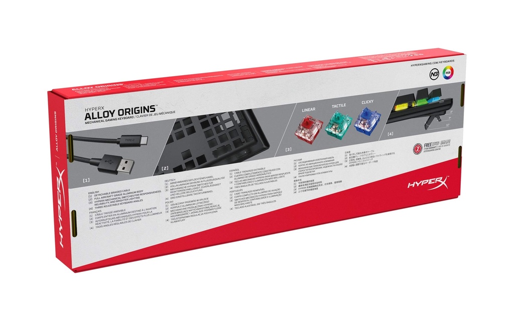HyperX Alloy Origins AZERTY FR - afbeelding 7