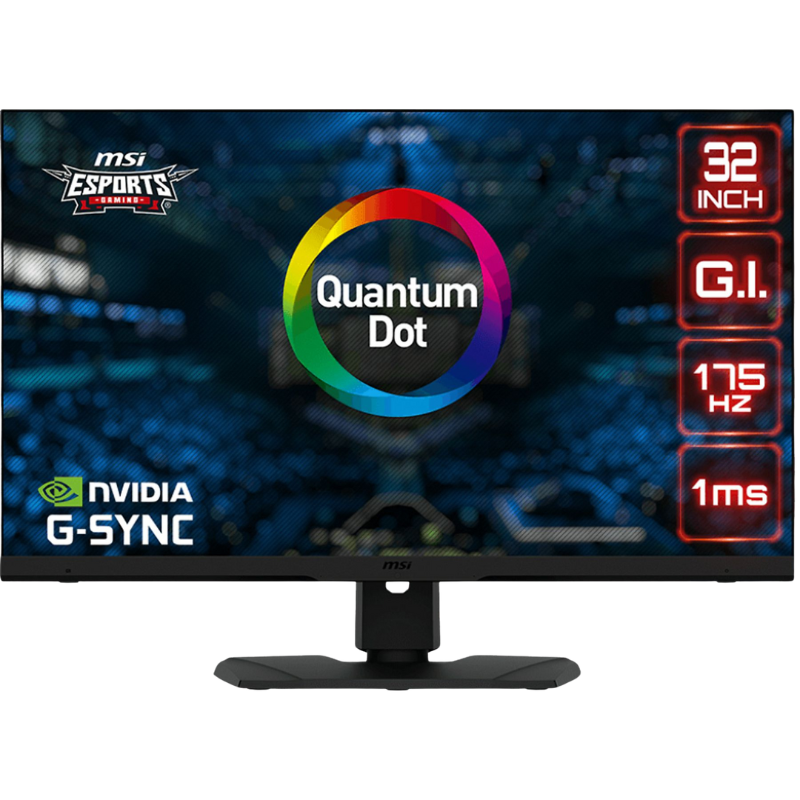 MSI Optix MPG321QRF-QD - 32" - 2560x1440 (Quad HD) - 175Hz - IPS - 1ms