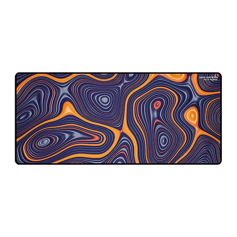 X-Raypad ROB Strata Aqua Control Plus Mousepad - Red Orange Blue