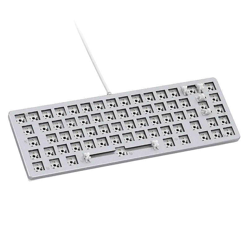 [GLO-GMMK2-65-RGB-ISO-W] Glorious GMMK2 - Compact Keyboard - Barebone - White - ISO