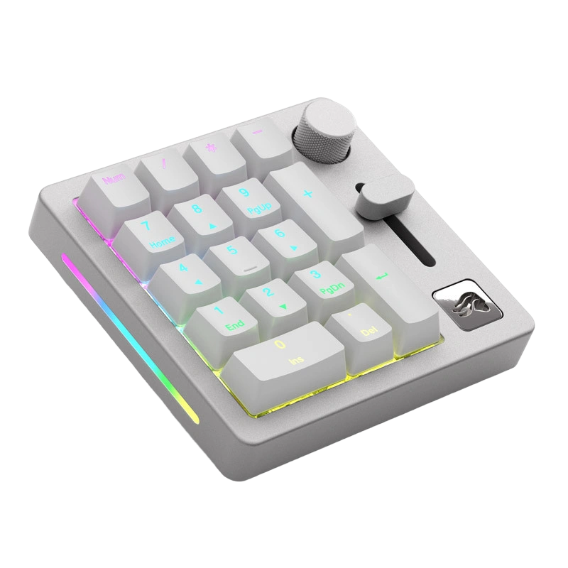 Demo - Glorious GMMK Wireless Numpad - Fox Switches white