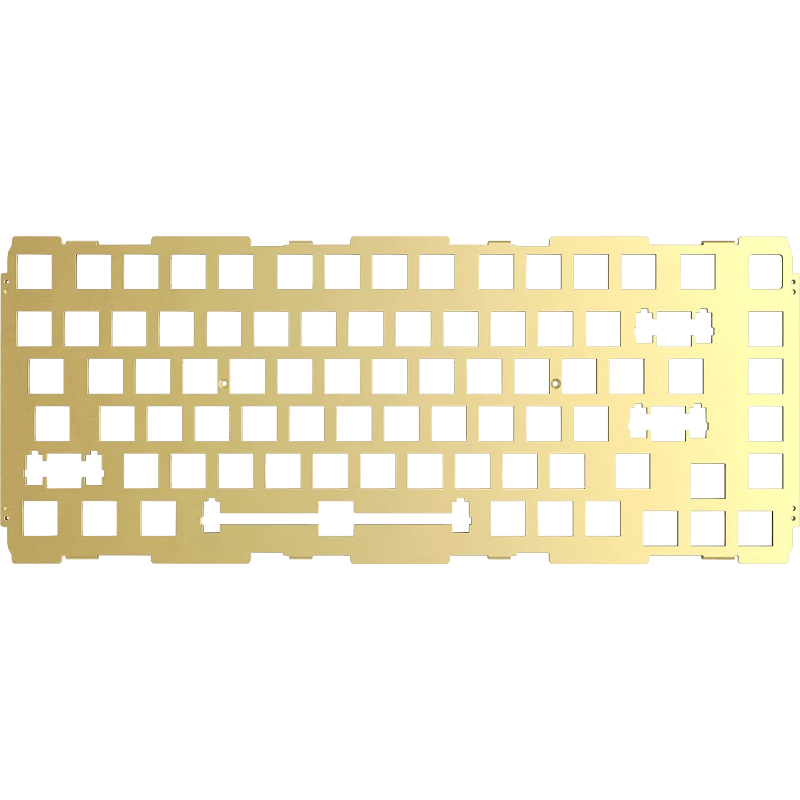 Glorious GMMK Pro 75% - Switch Plate Brass (ISO Layout)