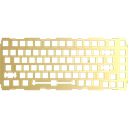Glorious GMMK Pro 75% - Switch Plate Brass (ISO Layout)