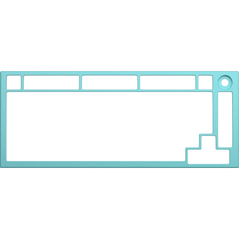 [GLO-ACC-P75-TF-O] Glorious GMMK PRO Top Frame - Aqua Blue