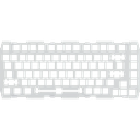 Glorious GMMK Pro 75% - Switch Plate Polycarbonate (ANSI Layout)