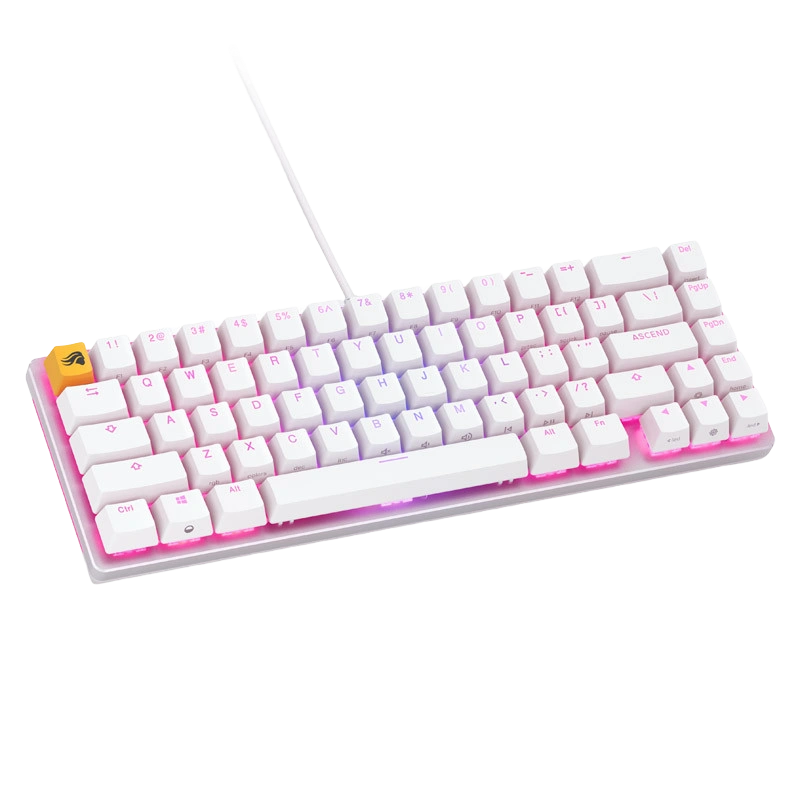 [GLO-GMMK2-65-FOX-W] Glorious GMMK 2 - Compact 65% - Fox Switches - White - QWERTY US