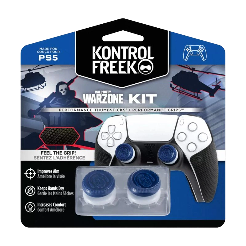 [KontrolfreekCODWarzone] Kontrolfreek Call of Duty: Warzone Kit - Performance Grips & Thumbsticks (PS5)