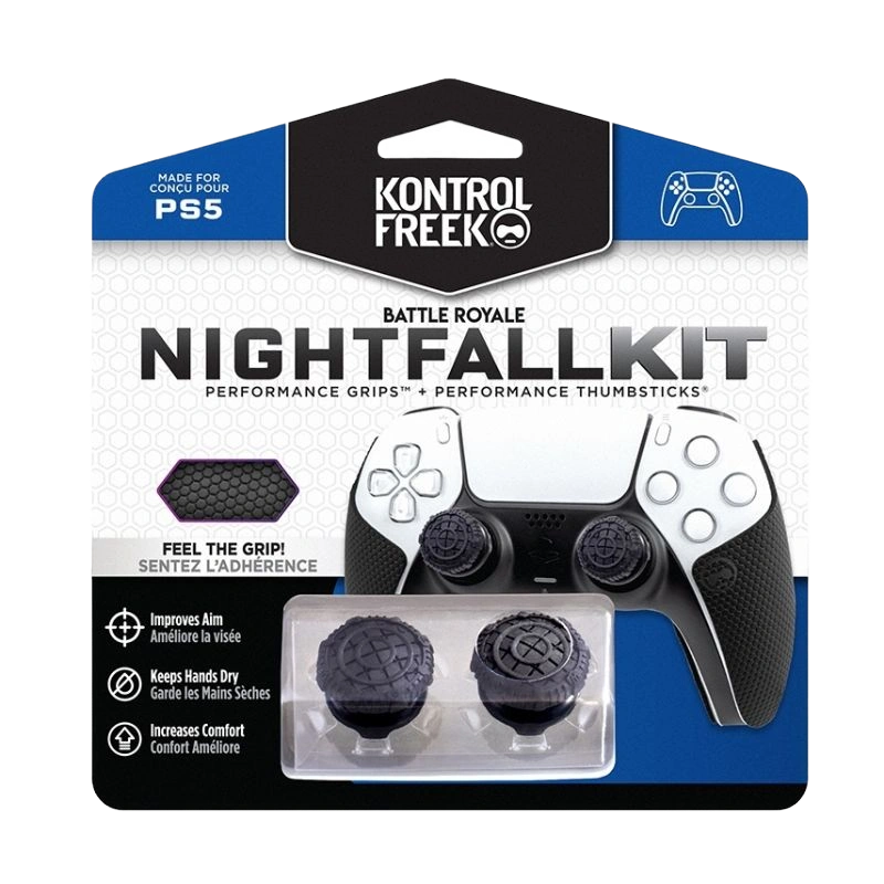 Kontrolfreek Battle Royal Nightfall Kit Performance Grips & Thumbsticks (PS5)