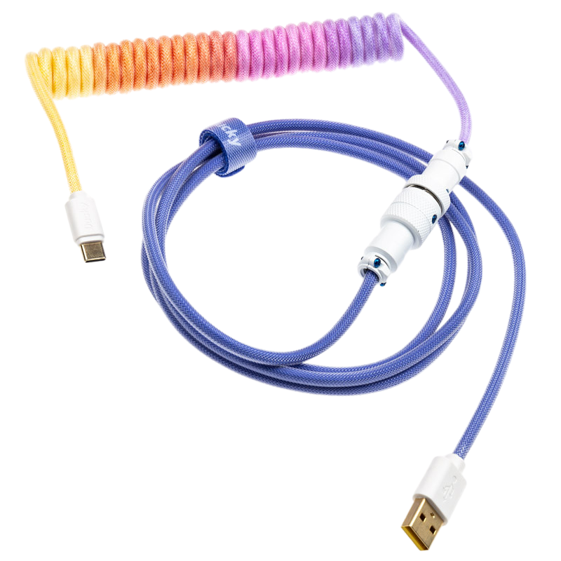 [DACOC2-AFT1] Ducky - Afterglow Coiled Cable - USB-C