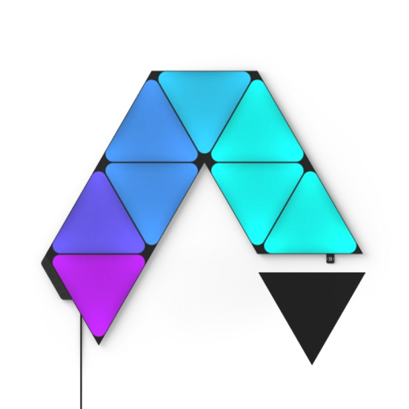 [NL47-0102TW-9PK] Nanoleaf Shapes Limited Edition Ultra Black Triangles Smarter Kit (9 Panels)