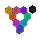 Nanoleaf Shapes Black Hexagons Smarter Kit (9 Pack)