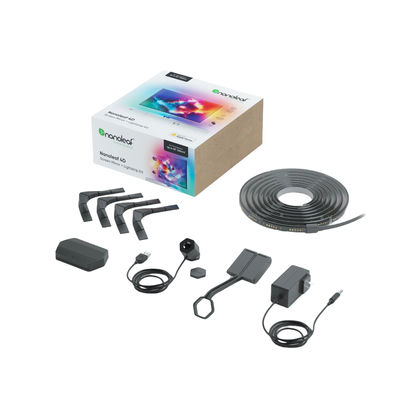 [NF082K02-52LS] Nanoleaf 4D TV Screen Mirror + Lightstrip Kit