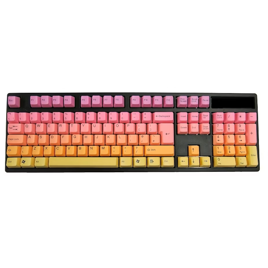 [4718539007365] Tai-Hao PBT Double Shot Keycap Set Sunshine ANSI+ISO