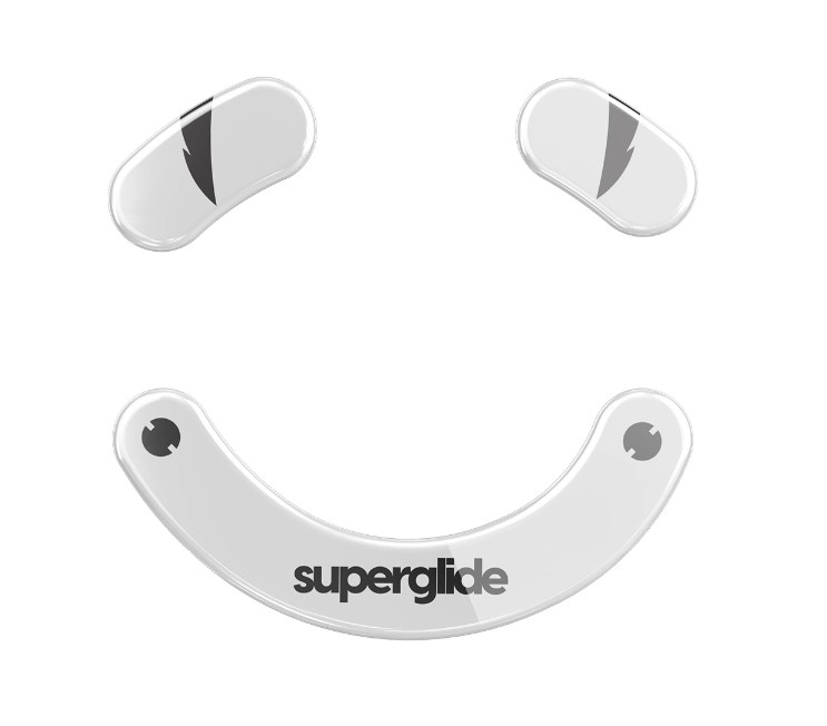 [RD3SGW] Superglide Glass Skates - for Razer DeathAdder V3 Pro - White