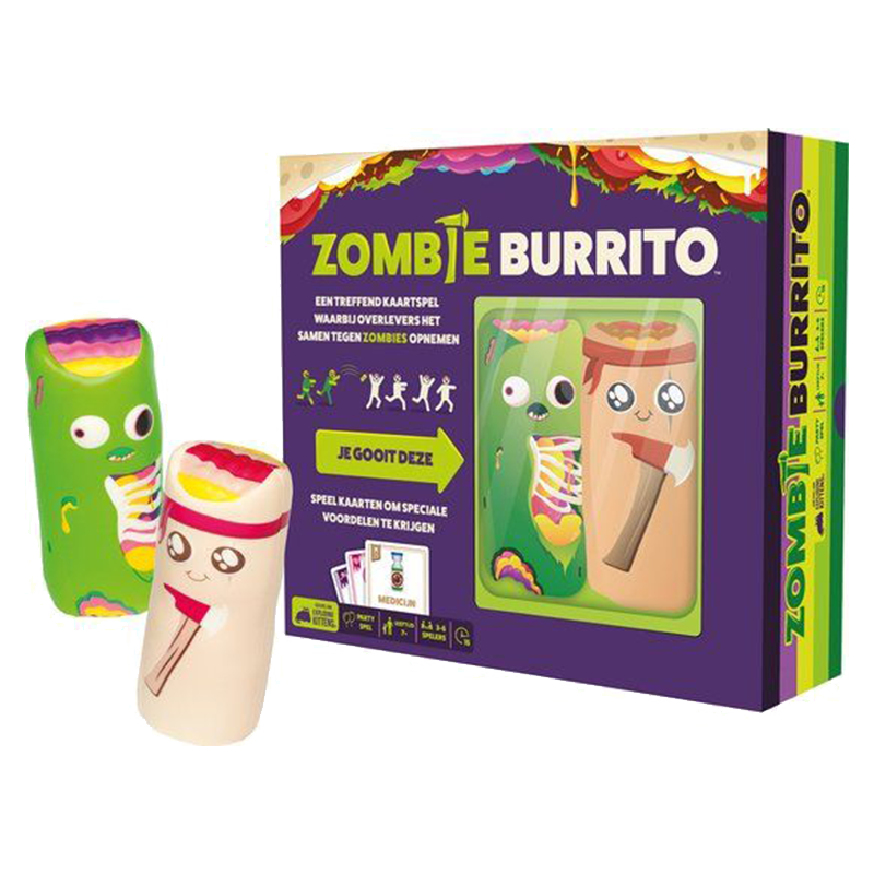[0810083047270] Zombie Burrito - Kaartspel