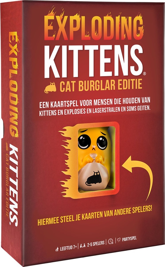 [0810083044576] Exploding Kittens - Cat Burglar Editie (includes base set)