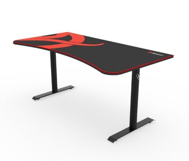 [ARENA-Black-mat] Arozzi Arena Gaming Desk - 60cm x 82cm - replacement top mat - Black with Red Arozzi logo