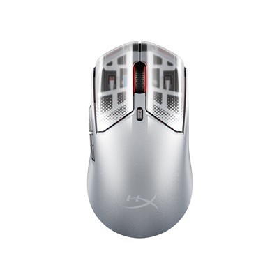 HyperX - Pulsefire Haste 2 S Lightweight Wireless Optical Gaming Mouse with RGB Lighting - Silver