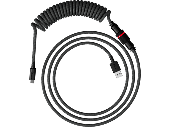 HyperX USB-C Coiled Cable Gray-Black