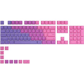 Glorious - GPBT Gradient Universal Keycap Set Compatible with Most 100% 85% 80% TKL 60% Compact 75% Mechanical Keyboards - Nebula