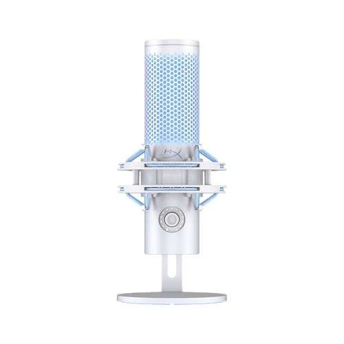 HyperX Quadcast 2 USB Condenser Gaming Microphone for PC - White