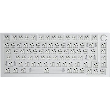 []C10850005352389] Glorious - GMMK Pro Barebone High Profile Gasket Mounted RGB 75% Wired Mechanical Keyboard - White