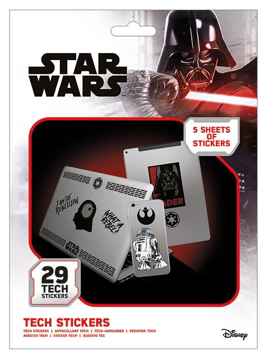 Star Wars Tech Stickers Set of 29 Stickers