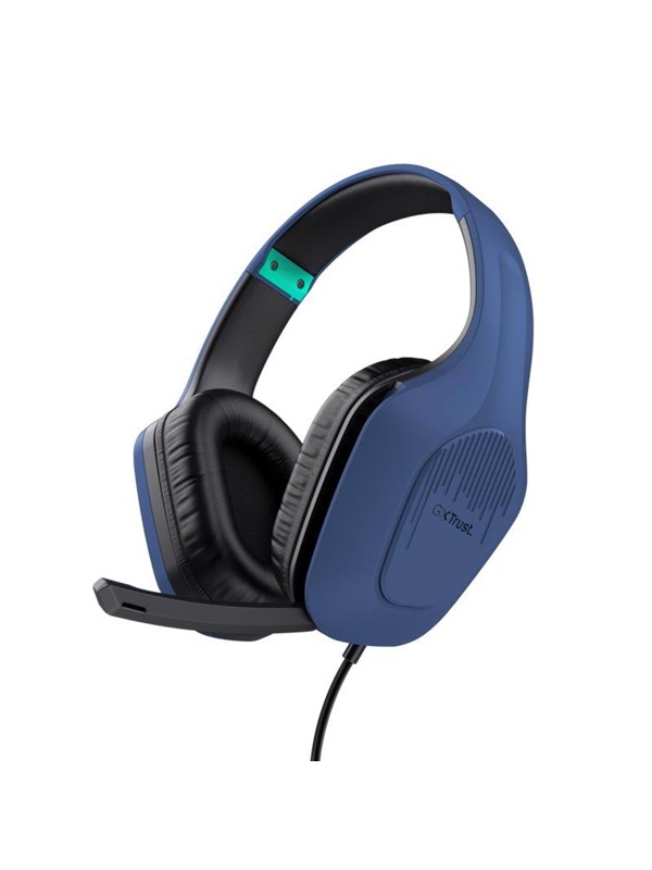 Trust GXT 415B Zirox Headset Wired Head-band Gaming Blue
