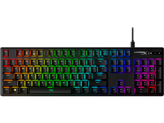 Demo - HyperX Alloy Origins - Red, Qwerty US - Full-size Wired RGB