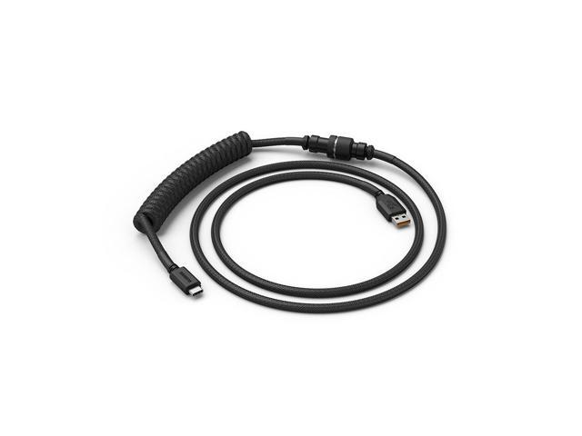 Glorious Coiled Cable USB-C to USB-a - Phantom Black (GLO-CBL-COIL-BLACK)