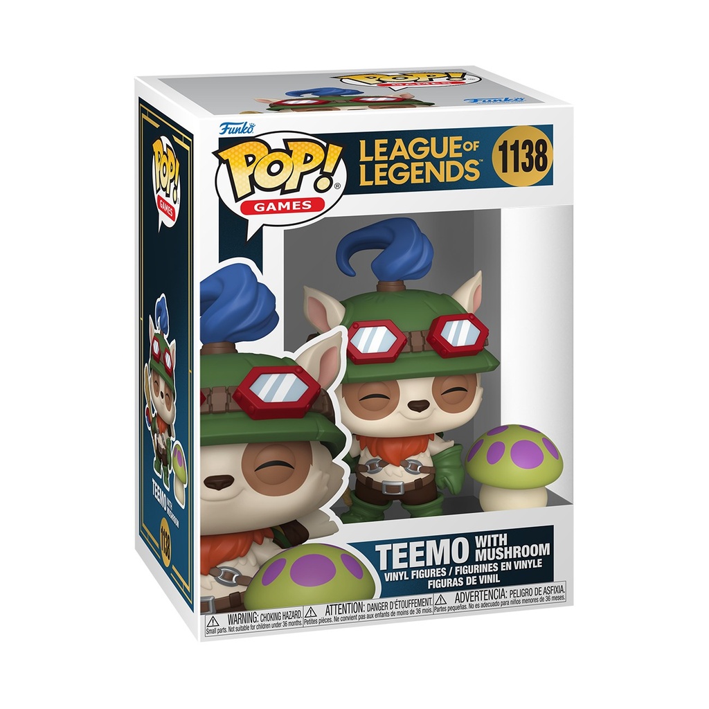 Funko POP and Buddy: League of Legends Teemo with Mushroom Set