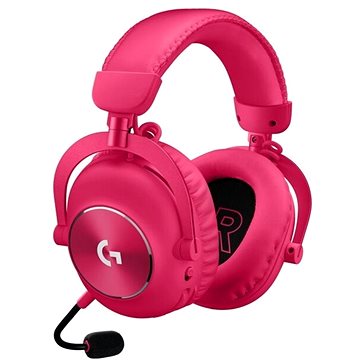 Logitech G PRO X 2 Lightspeed Roze - Bedraad, Bluetooth en draadloos RF met USB en 3.5mm (Wireless)