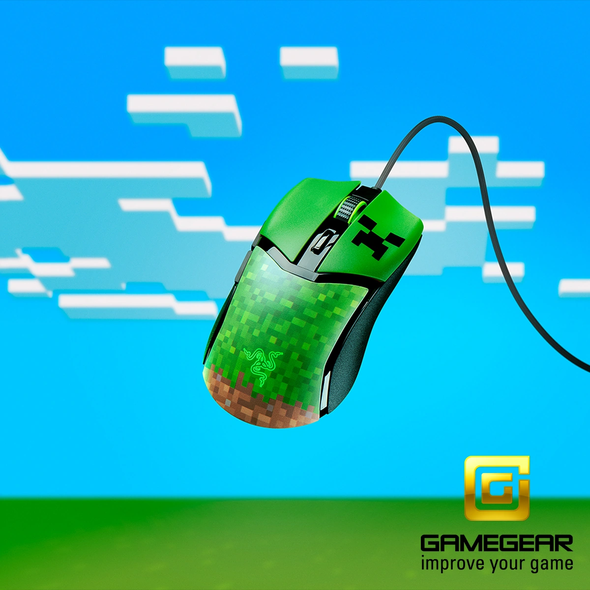 [RZ01-04650200-R3M1] Razer Cobra - Minecraft Edition