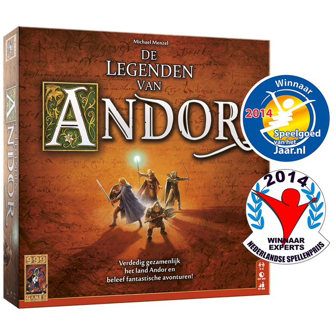 [CTRL-8717249197454] 999 Games De Legenden van Andor Basisspel