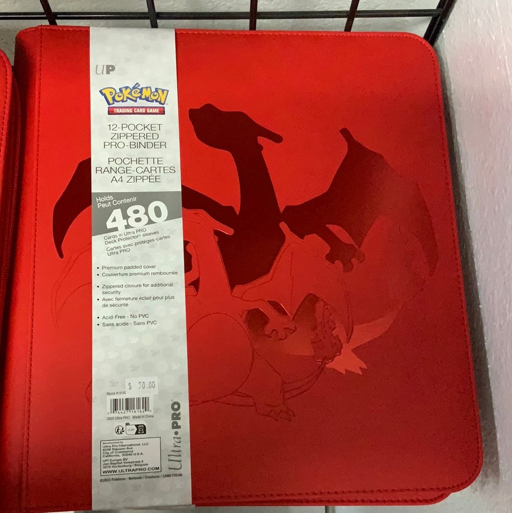 [CTRL-074427161620] Ultra PRO 12p Zipper Binder Charizard